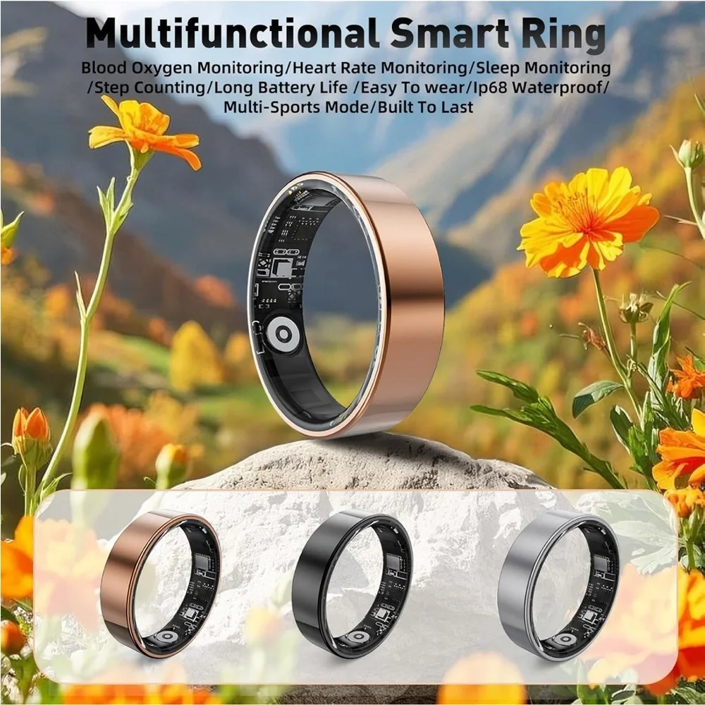 Smart Ring in Color Gold Size 10